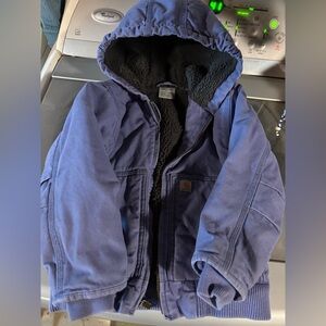 Carhartt Kids Purple Puffer Jacket